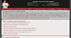 Desktop Screenshot of drkosinski.com