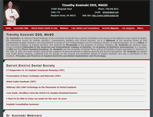 Tablet Screenshot of drkosinski.com